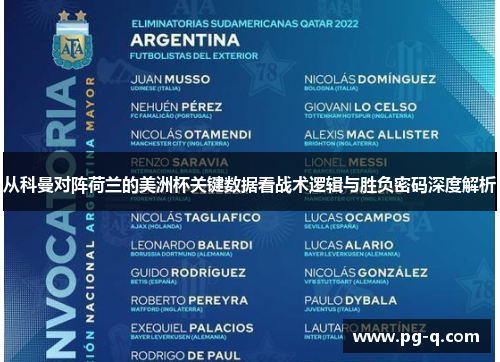 从科曼对阵荷兰的美洲杯关键数据看战术逻辑与胜负密码深度解析