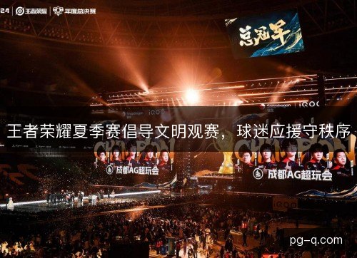 王者荣耀夏季赛倡导文明观赛，球迷应援守秩序